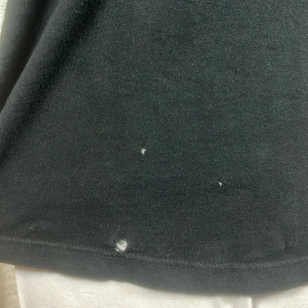 Black Fender Tee with Rock & Roll Print - Picture 2 of 4